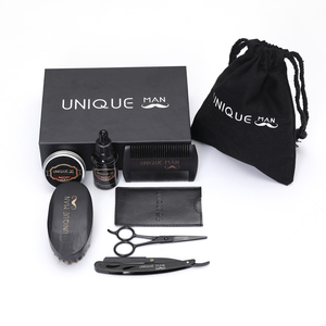 <span class=keywords><strong>Kit</strong></span> de cuidado de <span class=keywords><strong>barba</strong></span> de resina OEM personalizado de marca FQ, <span class=keywords><strong>kit</strong></span> de cuidado de <span class=keywords><strong>barba</strong></span> de madera negra para hombres - Product Image 1