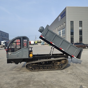 Véhicule de transport sur chenilles de 8 tonnes avec fonction d'auto-déchargement hydraulique, adapté à tous les terrains - Product Image 4