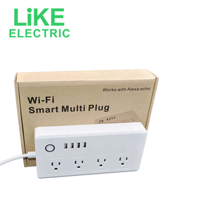 Tira de Alimentación inteligente Tuya WIFI, enchufe USB estándar de Reino Unido y EE. UU., aplicación de control remoto, sincronización de encendido y apagado, como eléctrico - Product Image 2