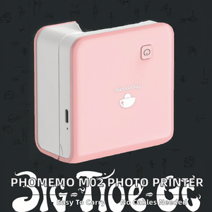Impresora Térmica de Fotos M02, Papel Adhesivo de 15/25/53 mm, 203DPI HD, Mini Impresora Portátil Inalámbrica USB para Teléfono, 1000 mAh, <span class=keywords><strong>Blanco</strong></span> y <span class=keywords><strong>Negro</strong></span> - Product Image 2