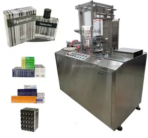 Automatic Perfume Plastic Film Overwrapping Machine Cookie Tin Plastic Film Wrapping Machine CD Case Book Cellophane Box Packer