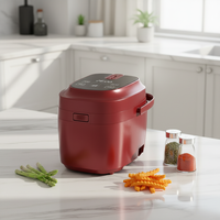 Cuisinière à riz électromagnétique IH avec écran LCD, 8 modes, préréglage 24h, cuve en acier inoxydable 304 sans revêtement, personnalisable OEM