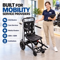Fauteuil roulant électrique pour escalades avec frein électromagnétique, pliable, pour personnes âgées, handicapées et aide à la mobilité