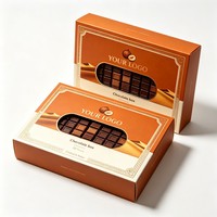 Boîtes à pâtisserie pliables de qualité alimentaire personnalisées, en papier kraft biodégradable, en carton, pour biscuits, beignets, chocolats, avec séparateurs
