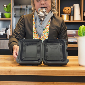 Einweg-Einweg-Lunchbox aus transparentem Kunststoff Spezielle Tasse für Restaurants Obst läden Snack bars Verwendung - Product Image 6