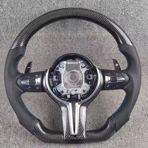 Demi-cuir en fibre de carbone nouvel assemblage de volant pour <span class=keywords><strong>BMW</strong></span> M3 M4 F80 F82 E90 E91 E60 X5 F15 X6 F16 F10 F30 F32 F36 F60 - Product Image 6