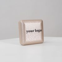 Boîte d'emballage de bijoux en texture brossée recyclable avec logo personnalisé, fermeture magnétique, options multi-tailles personnalisables pour boîte à collier