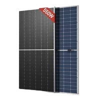 Panel Solar Sunry SR550-144M8-H de 580W PERC de Media Celda, Totalmente Negro, con Convertidor DC/AC, 21.3% de Eficiencia, DC1500V, CE/TUV - Product Image 2