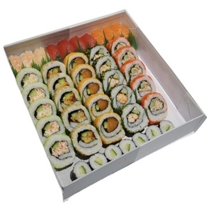 Bán buôn tùy chỉnh <span class=keywords><strong>Sushi</strong></span> Hộp bao bì thực phẩm thân thiện với môi Giấy hộp từ cho <span class=keywords><strong>Sushi</strong></span> - Product Image 6