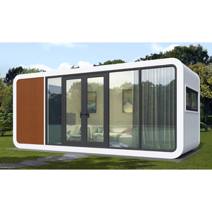 <span class=keywords><strong>Apple</strong></span> Cabin 20ft 40ft Exterior Moderno Pop Space Pod Deslizante <span class=keywords><strong>Apple</strong></span> Cabin Container Casa Prefab <span class=keywords><strong>Home</strong></span> <span class=keywords><strong>Apple</strong></span> Flotante - Product Image 2
