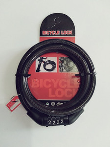 Kẹp Xe Đạp Leo Núi <span class=keywords><strong>4</strong></span> Mã Số 8*1000Mm Khóa Xích Kết Hợp Dây Cáp Xe Đạp - Product Image 2