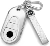 Housse de clé en TPU souple avancée pour Mercedes Benz 2022-2025 E/SL/CLE/GLC/EQE/EQS Classe S