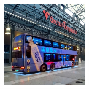 Affiches publicitaires EL pour carrosserie de bus avec effet lumineux clignotant et progressif, attirent instantanément l'attention des <span class=keywords><strong>passants</strong></span> - Product Image 6