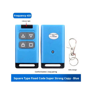 รีโมทคอนโทรลไร้สายแบบคัดลอกรหัสทรงสี่เหลี่ยมจัตุรัส รุ่น ZY-315/433.92 ปุ่มใหญ่ 4 ปุ่ม 315/433 กำลังสูง หลายสี - Product Image 4