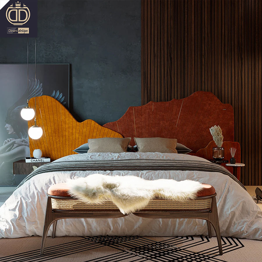 Contemporary Craftsman High Footboard Bed by Vermont Furniture Designs |  Vermont Woods Studios, image size:900x900