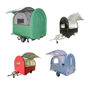 2024 HANYI Machines alimentaires de rue pour le commerce des petites entreprises camion de crème glacée Hot Dogs chariot chariot <span class=keywords><strong>à</strong></span> café barres mobiles Mini camion de nourriture - Product Image 1