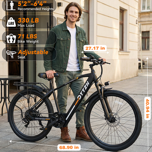 Vélo électrique certifié UL 2849 SD26 750W noir blanc rouge avec batterie 13ah pour adultes, gros pneus, charge maximale 32kg, vélo électrique pour adultes - Product Image 6