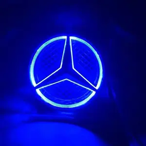 Emblème d'étoile de calandre de voiture à lumière blanche, logo éclairé par LED pour Mercedesz W205 C E R ML GL GLA CLA CLS 2013-2016 - Product Image 5