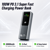 Conception ODM/OEM – Batterie externe 100W 20000mAh avec moule de précision et approbation d'échantillon pour la production en série et la distribution mondiale