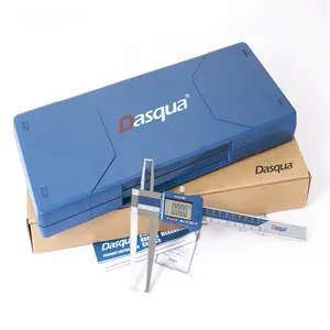 DASQUA 10-150mm 10-200mm 10-300mm 디지털 방식으로 안쪽 강저 측정 캘리퍼스 안 강저 직경 디지털 방식으로 캘리퍼스