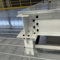 DingGU 4m x 4m Capacité de charge 1000kg 2-3 étages Mezzanine modulaire robuste pour marchandises Protection contre la corrosion de l'acier Transport de fret