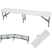Bureau d'étude pliable de conception moderne et onirique Nouvelle table d'extérieur en plastique pour la maison, le bureau, le café, le parc, les meubles d'hôtel