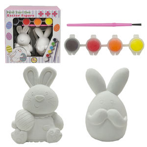 Elsas kits de bricolage créatifs peintures acryliques pour enfants <span class=keywords><strong>lapin</strong></span> plâtre peinture <span class=keywords><strong>jouet</strong></span> - Product Image 1