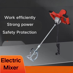 Mezcladora <span class=keywords><strong>Eléctrica</strong></span> de Pintura y Cemento de 220V, de Grado Industrial y para Bricolaje, Herramienta Manual de Acero, con Certificación CE - Product Image 3