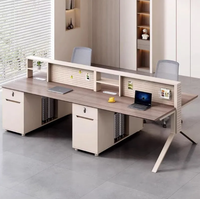Chaise de bureau ergonomique de luxe moderne et minimaliste avec rangement, combinaison bureau-ordinateur, mobilier de bureau commercial