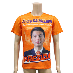 Factory Custom Quickly Dry 100 Polyester Campaign Election Sports Tshirts Election Campaign Promotional t Shirt