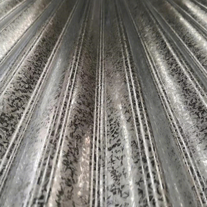 Tôle ondulée galvanisée à froid, tôle de toiture en fer revêtue de zinc, calibre <span class=keywords><strong>28</strong></span>, prix bas, livraison rapide pour la construction - Product Image 1