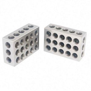 Juego de Bloques de Precisión Ultra Alta ANDUUK para Máquinas Herramienta, <span class=keywords><strong>1</strong></span> Par, 2-4-6 Bloques, 23 Orificios, Calibrados a 0.0002\", Juego de Bloques 246 para Mecánicos - Product Image 2