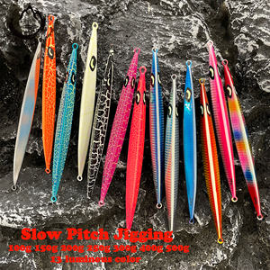 ORJD vente en gros/au détail 100g 150g 200g 250g 300g 400g 500g couleurs <span class=keywords><strong>de</strong></span> fissures lumineuses <span class=keywords><strong>leurre</strong></span> <span class=keywords><strong>de</strong></span> pêche à pas lent en eau salée - Product Image 2