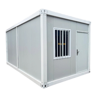 Casa Contenedor de Acero Prefabricada Desmontable Moderna, de Ensamblaje Rápido, para Uso en Exteriores, Campamentos, Oficinas, Centros Comerciales, Escuelas y Hoteles