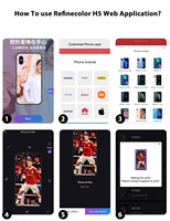 Livraison gratuite 110V RF-PC1 H5 APP Wifi étui de téléphone portable imprimante ordinateur gratuit USA Stock
