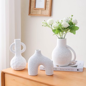 مزهرية خزفية صينية يدوية الصنع مزهرية طاولة عتيقة للزهور - Product Image 3