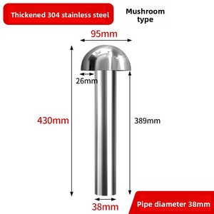 Conduit d'échange d'air extérieur en <span class=keywords><strong>acier</strong></span> inoxydable 304, tuyau de ventilation pour bâtiments industriels - Product Image 1