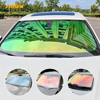 Film teinté pour voitures caméléon rouge, bleu, jaune, vert, violet, 8 ans, rouleau de 0,75*30m, protection UV 99%, anti-rayures, PET 2mil
