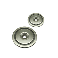 Matériaux magnétiques de haute qualité personnalisés en usine aimant NdFeB en néodyme avec pot magnétique de type alésage de compteur N52 échantillon gratuit