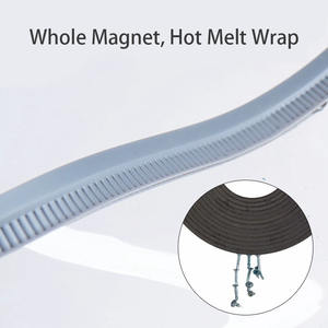 Cortina de puerta magnética transparente de Pvc, cortina de partición de aire acondicionado a prueba de viento antimosquitos, cortina de supermercado - Product Image 4