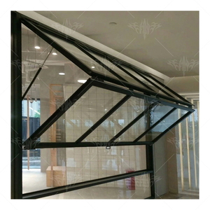 Rejilla de seguridad retráctil para ventana, diseño novedoso, plegable, con rodillo de puerta plegable de aluminio, doble cristal, tienda - Product Image 3