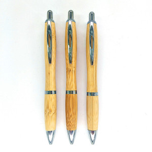 Regalo Promocional Publicitario, Bolígrafo de Bambú Ecológico con Logotipo Personalizado Barato, Bolígrafo de Madera Reciclada Personalizado - Product Image 1