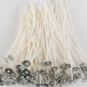 <span class=keywords><strong>Mèche</strong></span> en coton naturelle tressée <span class=keywords><strong>pour</strong></span> la fabrication <span class=keywords><strong>de</strong></span> bougies, sans fumée, absorbante, <span class=keywords><strong>lampe</strong></span> <span class=keywords><strong>à</strong></span> <span class=keywords><strong>huile</strong></span>, fournitures artisanales DIY, vente en gros, usine - Product Image 1