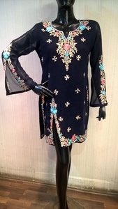Cotton Women Kurti Causal Wear Cotton Indian Short <b>Kurtis</b> - Product Image 5