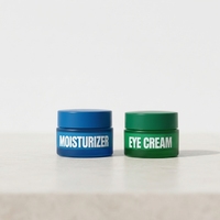 Elegantes Klarglas-Gefäß mit Silberdeckel 15ml/30ml/50ml/100ml/120ml Hochwertiges Glas für Augencreme Gesichtscreme Bio-Hautpflege Kosmetik