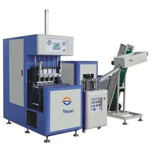 Semi Automatic 4 Cavity 1.5L PET Bottle 500ml 1000ml 1500ml Bottle Blow Molding Machine