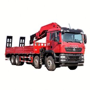 Grue montée sur camion HOWO, grue à échelle, grue à bras articulé - Product Image 6