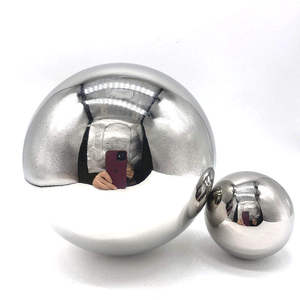 Esfera Oca de Cobre Vermelho T2 Polido Espelhado, Ornamento Decorativo de Metal para Casa e Escritório, Acessório Artesanal Sem Costura - Product Image 3
