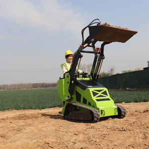 Cargadora deslizante, diseño de vía, limpieza del sitio de construcción, potencia de gasolina, altamente eficiente y eficiente en combustible, certificación CE - Product Image 1