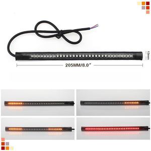 Bande LED universelle pour moto 48 SMD, feu stop, clignotant, tube étanche pour plaque d'immatriculation et feu arrière. - Product Image 2